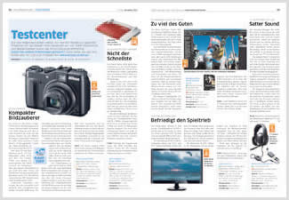<strong>KAUFBERATUNG - </strong> Der PCtipp testet monatlich die wichtigsten Neuerscheinungen, hilft bei Kaufentscheiden und stellt Produkte in umfassenden Marktübersichten vor. Checklisten, Spartipps und ausführliche Produktevergleiche zeigen, worauf beim Kauf zu achten ist.